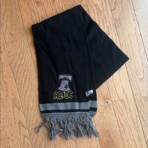 Sourpuss Black and Gray AC/DC Scarf